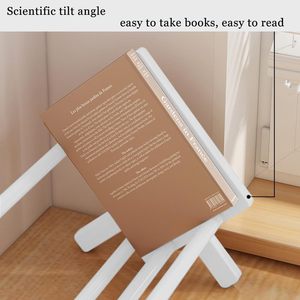 All'ingrosso semplice scrivania di bambù libreria bianca da tavolo Organizer basculante libreria in salotto e a casa ufficio - Product Image 4