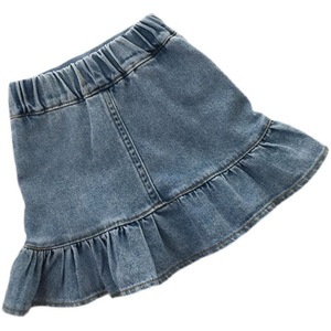 Nuovo Completo Estivo 2026 per Bambine, Set Due Pezzi con Camicetta in Chiffon Sottile a Maniche a Sbuffo e Shorts in Denim, Outfit Casual Quotidiano Carino per Bambine - Product Image 5