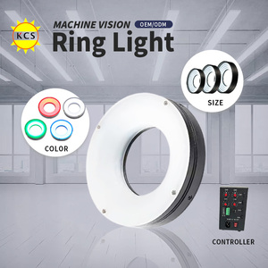 로고 덴트 검사를위한 LED 링 라이트 머신 비전 조명 30mm 직경 45 도 DC 전원 공급 장치 - Product Image 6