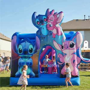 Castillo Inflable Comercial Lilo S Titch con Tobogán, Certificado CE, Ecológico, con Protección UV, 5x4.2x4.5m, Incluye Soplador - Product Image 6