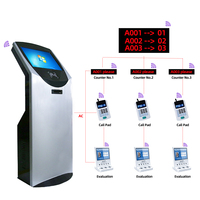 Système de gestion des files d'attente QMS multilingue (arabe/français/anglais/russe) pour banques/hôpitaux/cliniques/cinémas avec écran LCD et lecteur capacitif 10 points