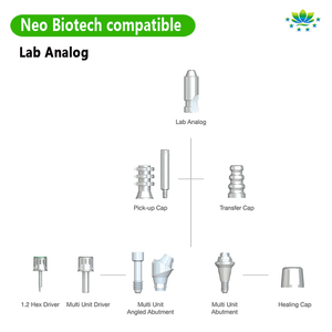 Compatibile con Nobel attivo Multi unità analogico di buona qualità dentale Multi unità analogico per Neo Biotech Multi unità analogica - Product Image 3