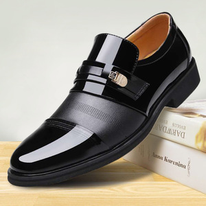 Chaussures habillées pour hommes à enfiler, style Oxford, pour affaires, en cuir classique, pour costumes et mariages, Nouveauté 2026 - Product Image 5