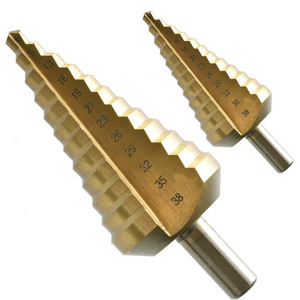 ดอกสว่านเจาะรูแบบหลายฟังก์ชั่น ขนาด 6-38 มม. ทำจากเหล็กความเร็วสูง พร้อมเคลือบไทเทเนียมและก้านสามเหลี่ยม - Product Image 5