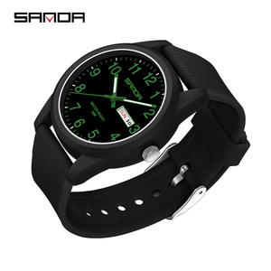 Montre Homme Casual SANDA <span class=keywords><strong>2022</strong></span> Nouvelle Montre à Quartz Mode Étanche 50M Montre-Bracelet pour Homme Horloge Antichoc Relogio Masculino 6088 - Product Image 3