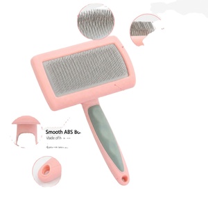 Brosse lissante autonettoyante professionnelle pour chiens et chats, outil de toilettage pour animaux, brosse anti-poils OEM - Product Image 2