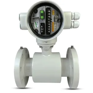 ความแม่นยำสูง RS485แม่เหล็กไฟฟ้า Medidor De Flujo ของเหลวน้ำแม่เหล็กไฟฟ้า Flow Meter ราคา