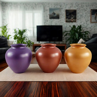 Vase à fleurs en métal personnalisé de style Art déco et nordique, écologique, pour la décoration de bureau et de maison (vente en gros)