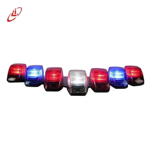 LYAF Led <strong>Flashing</strong> Special V Shaped PC Dome Lightbar Universal Car <strong>Rooftop</strong> Mount LED Emergency for Plow Trucks Warning LightBar - Product Image 1