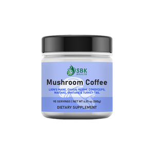 Café aux champignons en gros d'usine, exclusif, enrichi en calories, pour une énergie accrue, favorise la santé du cerveau et soutient l'immunité, en poudre - Product Image 1