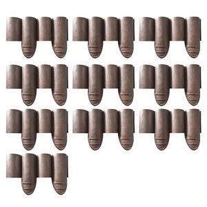Paquete <span class=keywords><strong>de</strong></span> 10 Adornos <span class=keywords><strong>de</strong></span> Plástico con Efecto <span class=keywords><strong>de</strong></span> Tronco <span class=keywords><strong>para</strong></span> <span class=keywords><strong>Jardín</strong></span>, Borde <span class=keywords><strong>de</strong></span> Césped, Kit <span class=keywords><strong>de</strong></span> Valla Decorativa <span class=keywords><strong>para</strong></span> Exteriores - Product Image 4