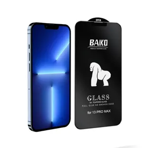 BAIKO 2024 9D 18D 21D 무광택 나노 유리 아이폰 15 프로 맥스 전화 화면 필름 강화 보호 유리 화면 보호기