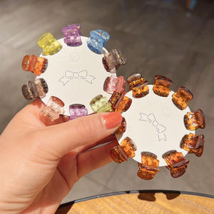 कारखाने थोक 10 pc/बॉक्स मिनी छोटे क्लैव बच्चों के लिए रंगीन कैंडी उच्च गुणवत्ता वाले प्लास्टिक मीठा हिंग - Product Image 3