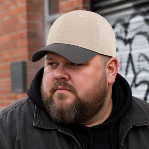 Casquette de baseball XXL personnalisée avec logo, 68 cm, coupe oversize, calotte profonde, 100 % coton sergé, <span class=keywords><strong>beige</strong></span> et vert contrastant, unisexe, argent et cuivre - Product Image 4