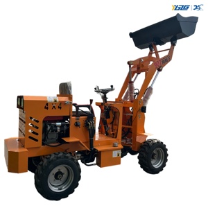 Mini-chargeuse durable YGZG 4x4 à moteur diesel, faible consommation <span class=keywords><strong>de</strong></span> carburant, pour ferme, ranch, <span class=keywords><strong>verger</strong></span>, aménagement paysager - Product Image 1