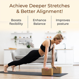 Juego de bloques de <span class=keywords><strong>yoga</strong></span> Bloques de <span class=keywords><strong>Yoga</strong></span> de corcho personalizados para ejercicios de <span class=keywords><strong>yoga</strong></span> Cubo antideslizante Natural - Product Image 3