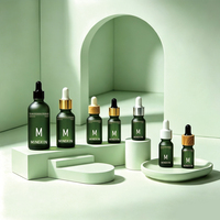 Flacon compte-gouttes en verre ambré dépoli pour huiles essentielles, contenances 5ml, 10ml, 15ml, 20ml, 30ml, 50ml, 100ml – Vente directe usine
