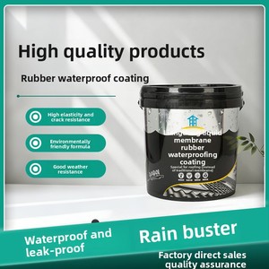 Rubber-Based Water-Based Roof and Exterior <b>Wall</b> <b>Waterproofing</b> <b>Paint</b> for Crack Repair and Anti-Leakage - Product Image 4