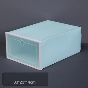 Schoenendoos Set Opvouwbare Opslag Plastic Transparante Deur Huis Kast Organizer Kast Plank Stapel Groothandel - Product Image 6