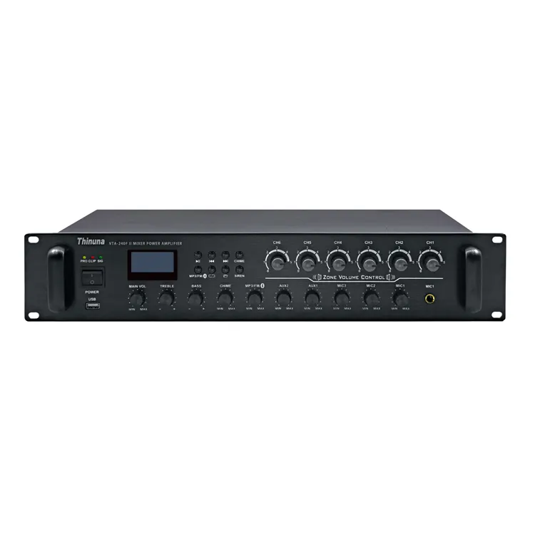 Thinuna VTA II Series 6 Khu 5 EQ âm thanh hệ thống địa chỉ công cộng Bộ khuếch đại Bộ trộn âm thanh phát sóng kết hợp bộ khuếch đại công suất