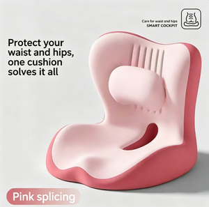 Coussin de siège ergonomique en mousse à mémoire de forme Royal Ingenuity, soutien lombaire et des hanches, amovible et lavable, en forme de <span class=keywords><strong>L</strong></span>, pour le bureau, la voiture, les longs trajets - Product Image 4