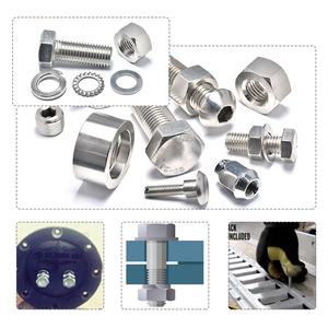 Perno de acero inoxidable con tuerca y arandela, cabeza hexagonal M5 x 30, 304 - Product Image 6