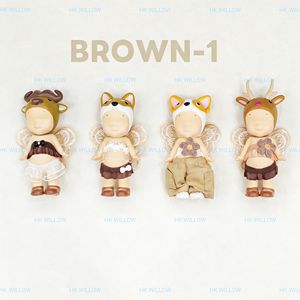 4 Conjuntos de Ropa para Muñecas Sonny Angel de 3 Pulgadas, Accesorios de Disfraces Y2K, Tops y Faldas para Exhibición y Decoración - Product Image 1