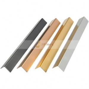 LL117 Stainless Steel L-Shaped Tile Edge Trim with Curved <b>Corner</b> and Durable Waterproof Design for Apartment Use - Product Image 4