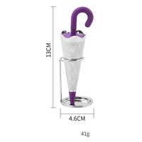 Infuseur à thé créatif et écologique en acier inoxydable 304 en forme de parapluie, avec couvercle en silicone et plateau anti-goutte, sans BPA, pour thé en vrac