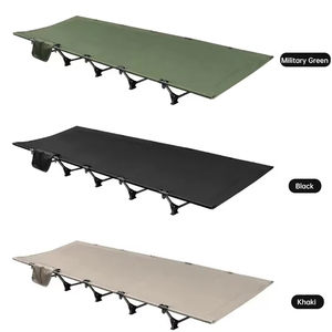 Logotipo personalizado ultraligero portátil plegable cuna viaje compacto dormir camas de aluminio Camping <span class=keywords><strong>cama</strong></span> - Product Image 4