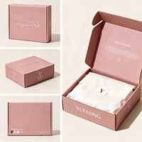 Boîtes d'expédition personnalisées avec logo pour cadeaux et artisanat, boîtes en carton ondulé pour petites entreprises, emballages cadeaux