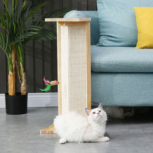 Griffoir en bois et sisal pour chat, protection de meubles pour coin de canapé, vente en gros - Product Image 4