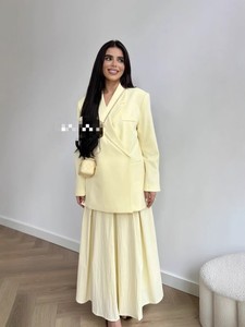 Giacca <span class=keywords><strong>Blazer</strong></span> Donna Elegante Casual da Ufficio con Risvolto e Bottone Singolo, Manica Lunga, Moda Primavera 2026 - Vendita all'Ingrosso - Product Image 5