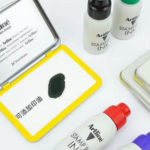 EHJU-4 <span class=keywords><strong>Artline</strong></span> ที่ใช้น้ำแห้งเร็วสำหรับแผ่นแสตมป์เปล่าที่เติมหมึกได้สำหรับสำนักงานการเงิน - Product Image 2
