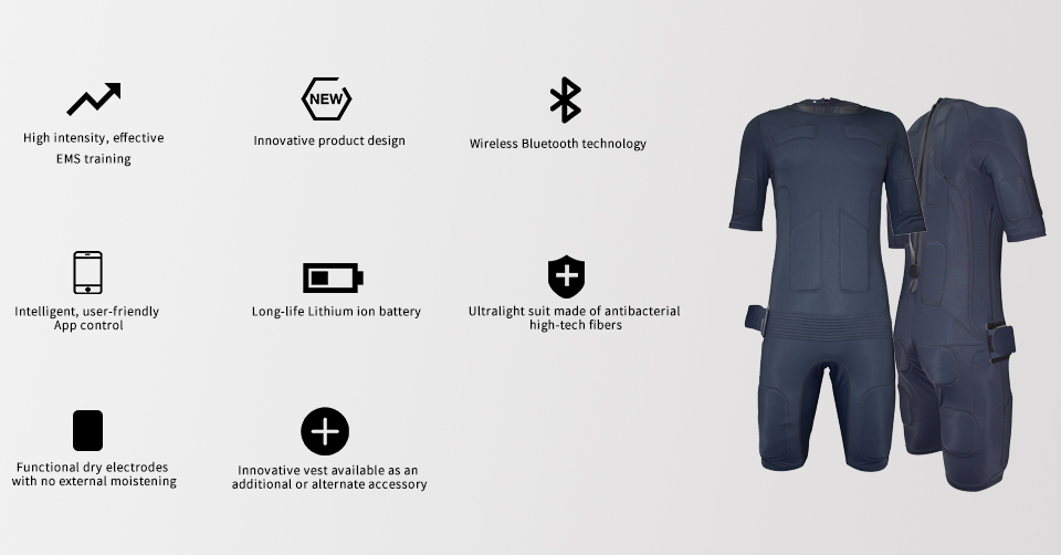 EMS Silicone Rubber Electrode Dry Suit