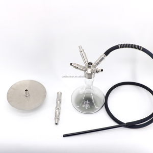 Cachimba de acero inoxidable V2A, pipa de agua Shisha con vástago móvil, juegos completos para <span class=keywords><strong>tabaco</strong></span> - Product Image 3