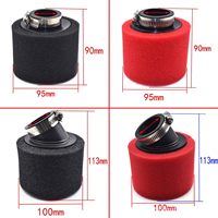 Filtre à air haute performance pour moto tout-terrain, VTT, quad, buggy, scooter GY6 50-300CC, filtre à air en éponge