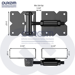 भारी शुल्क स्टेनलेस स्टील 304 स्व-समापन समायोज्य गेट, पूल विनाइल पीसी लकड़ी के बाड़े के लिए डिग्री खोलने कोण 180 - Product Image 3