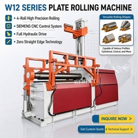 Cintreuse de tôles CNC à quatre rouleaux 60x3000, automatique, pour tôles jusqu'à 60mm d'épaisseur, largeur 3000mm
