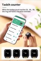 Offre Spéciale nouveau traqueur de sommeil d'anneau musulman Zikr de Tasbeeh numérique portable avec des appareils électroniques d'application mobile