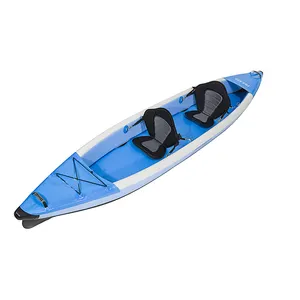 2 Person Recreational Rowing Canoe Free Inflatable Double Paddle Kayak