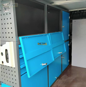 Metal Modern In-Vehicle Cabinet Shelf Systems 6 <b>Drawers</b> Adjustable Height Easily Assembled Keyed Locking Service Vehicle Storage - Product Image 4