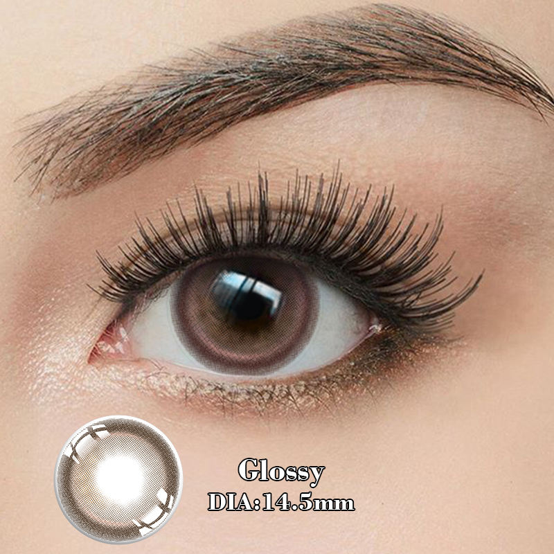 สีน้ำตาลเงา