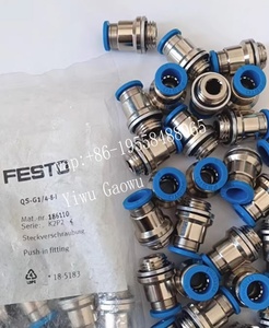 Junta Roscada Neumática Autosellante de Alta Calidad FESTOs QSMKL-G1/8-4 186304 Original - Product Image 3