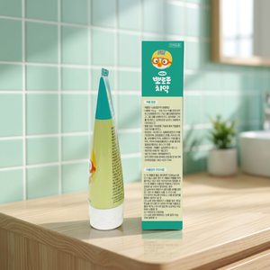 Pasta de Dientes Pororo 90g Sabor Melón, Sin Flúor, Higiene Bucal Infantil, Corea, Uso Doméstico, Tamaño Regular - Product Image 3