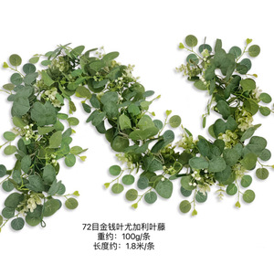 Yuyixian Artificial Eucalyptus Vine 1.8M Greenery For Home Wedding Decor - Product Image 1