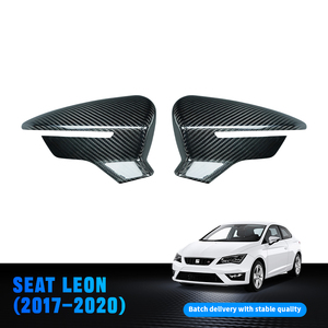 Cubierta de Espejo Retrovisor de Fibra de Carbono Shasha, Accesorios Exteriores para Automóviles, para <span class=keywords><strong>Seat</strong></span> <span class=keywords><strong>Leon</strong></span> 2017 2018 2019 <span class=keywords><strong>2020</strong></span> - Product Image 5