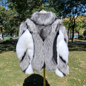 <strong>Women</strong> 2023 Spring Winter Real Fox Fur Luxury <strong>Coat</strong> With Best Quality Ladies Genuine Fox Fur Jacket - Product Image 2