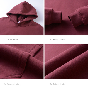 Sudadera con Capucha Negra para Hombre, Diseño de Logotipo Personalizado, 350 g/m², Gruesa, con Estampado Puff, Sudadera con Capucha de Alta Calidad - Product Image 6