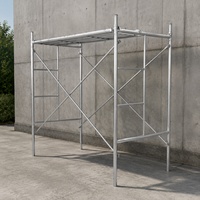 Système d'échafaudage en acier galvanisé pour marché de la construction, avec échelle et passerelle, pour la construction de bâtiments, matériel de construction, usine